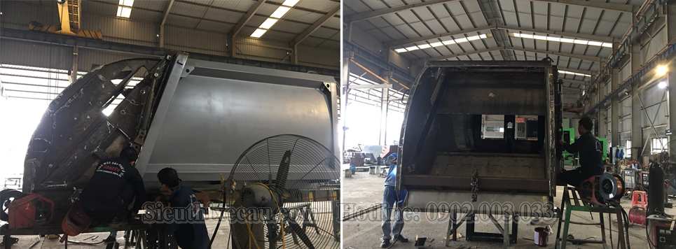 DỊCH VỤ SỬA CHỮA VÀ ĐÓNG MỚI XE ÉP RÁC - XE CHỞ RÁC TẠI TPHCM