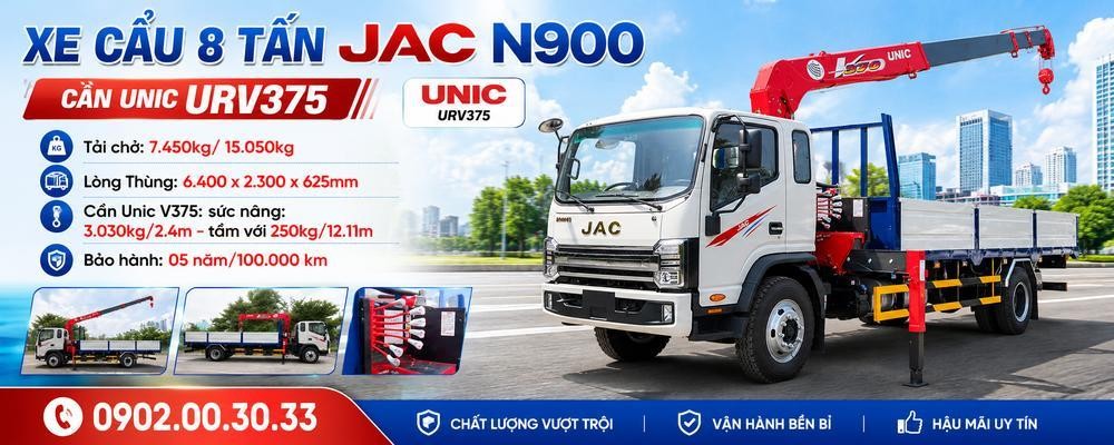BAN XE CAU JAC N900 CAN UNIC V375 