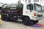 Xe Hút Bể Phốt Thông Nghẹt Cầu 12 Khối Hino Fm