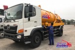 XE HÚT CHẤT THẢI 8 KHỐI HINO FG