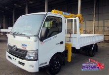 Xe tải Hino XZU720L gắn cần cẩu Soosan 2 tấn 2 SCS263