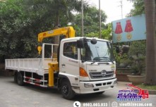Xe tải Hino FC9JLSW 6 tấn gắn cẩu Soosan SCS736