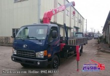 Xe tải Huyndai 7 tấn HD120SL Mighty Đô Thành gắn cẩu unic 3 tấn